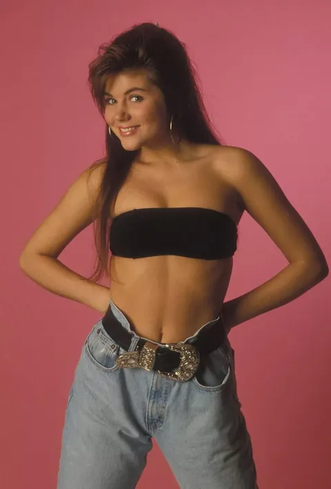 Tiffani Amber Thiessen in the 80s
