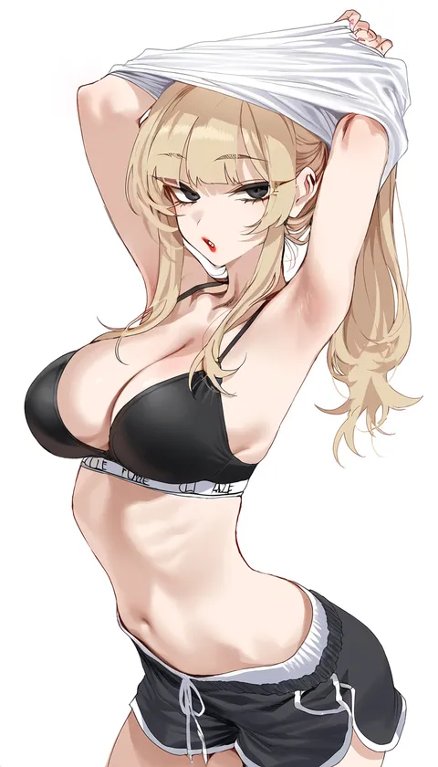 Taking off her Shirt 