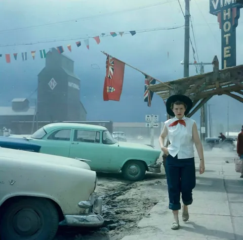 Swan river, Manitoba, Canada. 1956
