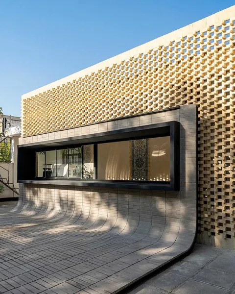 Outdoor café by kamakanstudio - Shiraz, iran. 