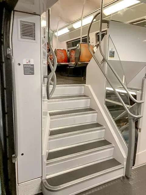 Trains only having an upstairs and downstairs when you have a wheelchair.