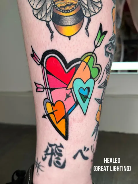 more pieces by me from 2025 • (IG: chidgeytattoos) • Austin, TX • Mirrored Perception