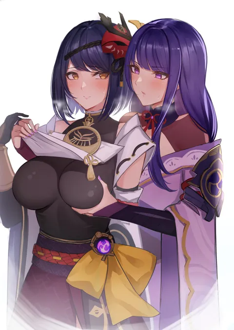 Sara &amp; Raiden (Pナツ) [Genshin Impact]