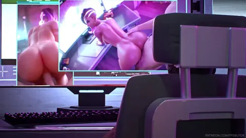 Sombra finds you looking at her (fpsblyck) [overwatch]