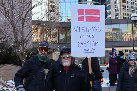 Minneapolis - Yesterday's Government Plaza Protest [OC]