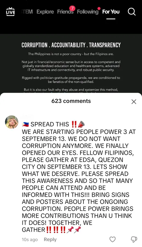 EDSA Really on September 13. Legit kaya?