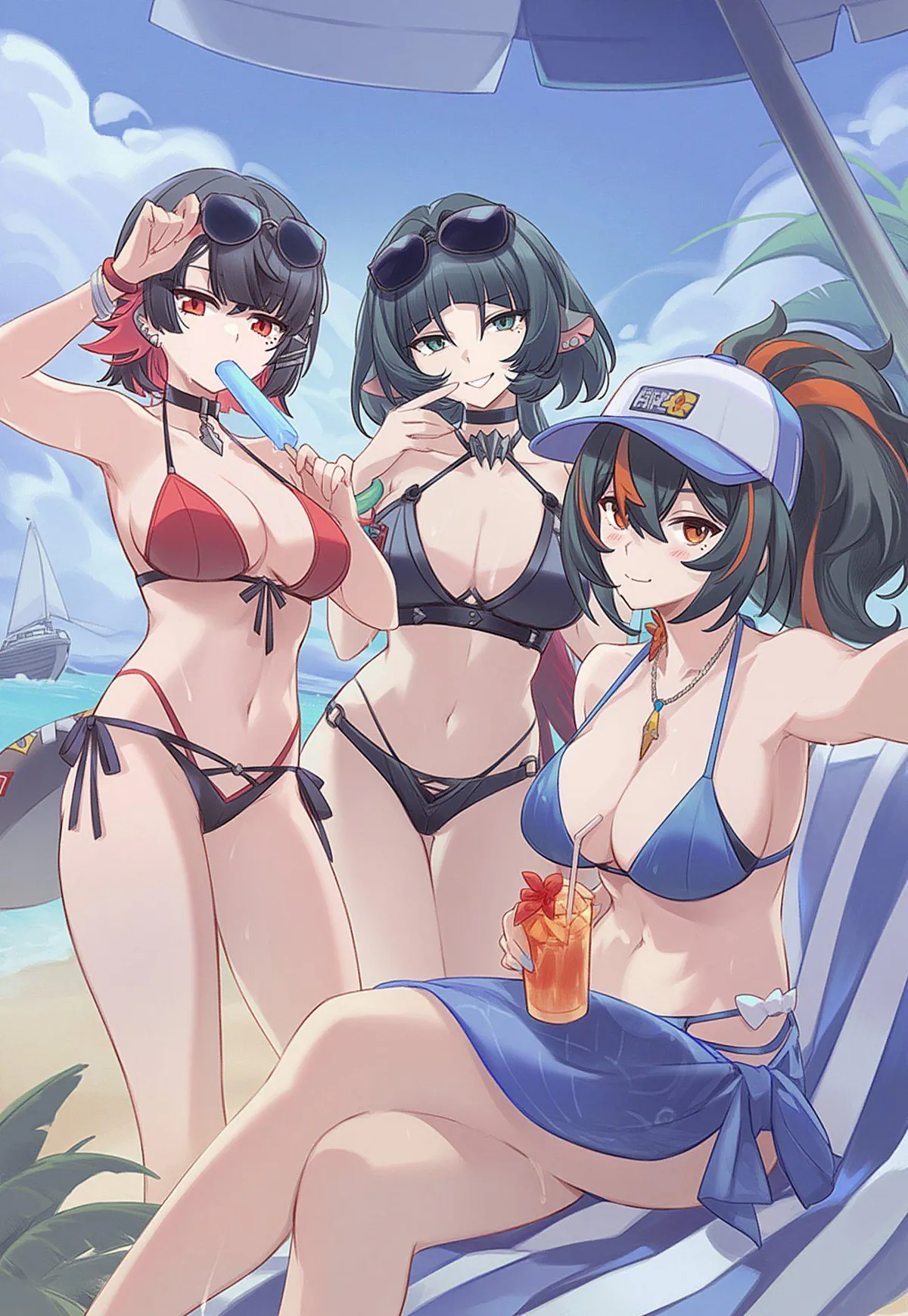 Ellen Joe, Jane Doe and Zhu Yuan [Zenless Zone Zero]