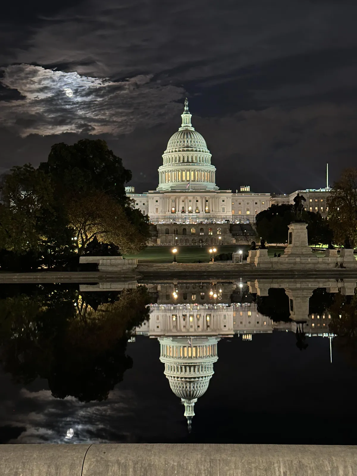 ITAP of the US Capital at night