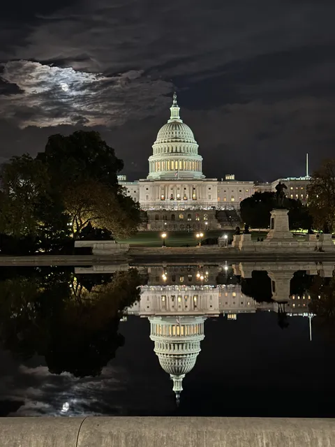 ITAP of the US Capital at night
