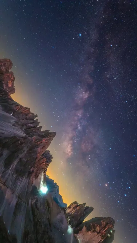 The Milky Way at Tre Cime di Lavaredo