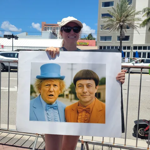 No Kings Protest Ft Lauderdale Beach 6/14