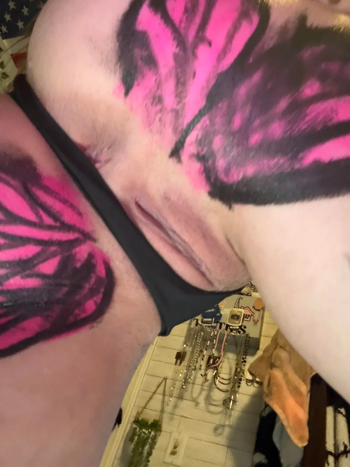 This is what happens when I have too much free time (f) I hope this washes off soon Hahhaha