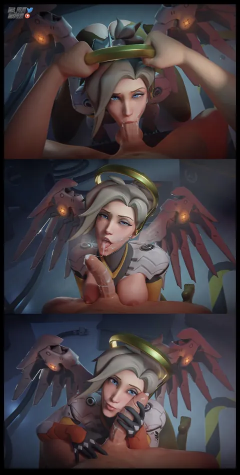 Looks like Mercy is trying out a new “healing” method (Has_Feldt)
