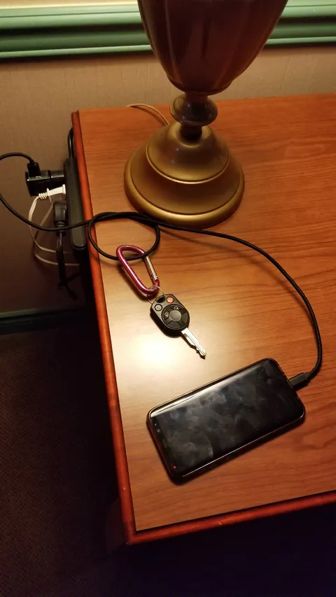 Staying in a hotel? Attach your car keys to your phone charger so you can't forget it.