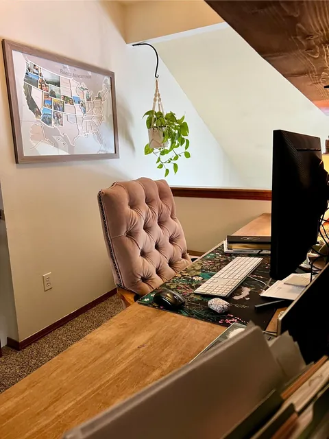 My bookish office nook :)