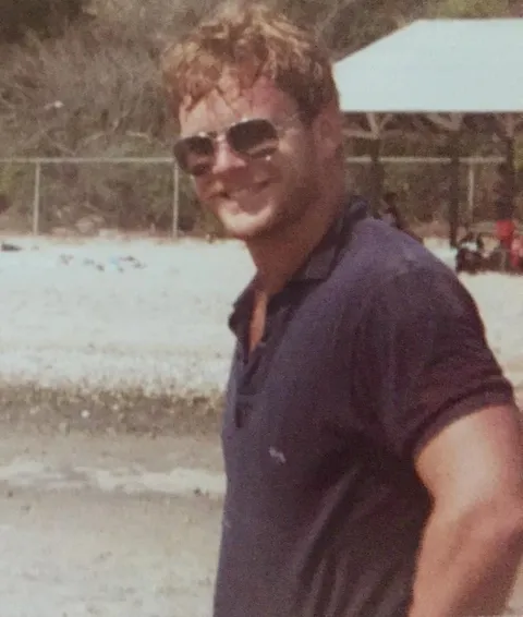 My dad kind of looking like Chris Pratt in 1980.