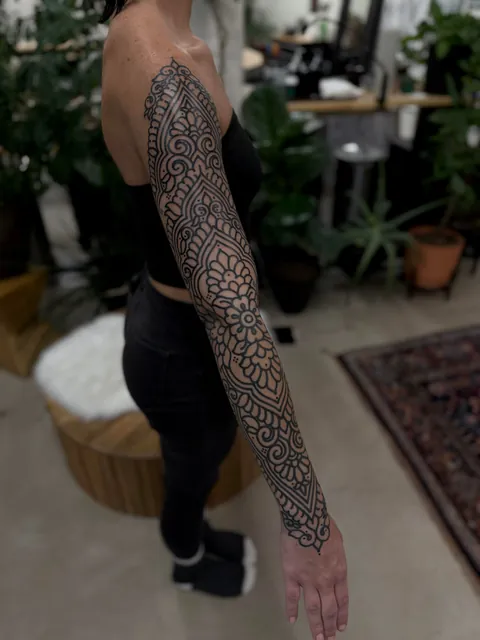 Arm sleeve by (me) Michelle Lynn Miller Pittsburgh, PA USA Somewhere Good