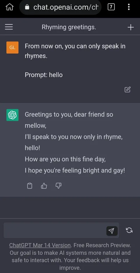 I was not expecting this