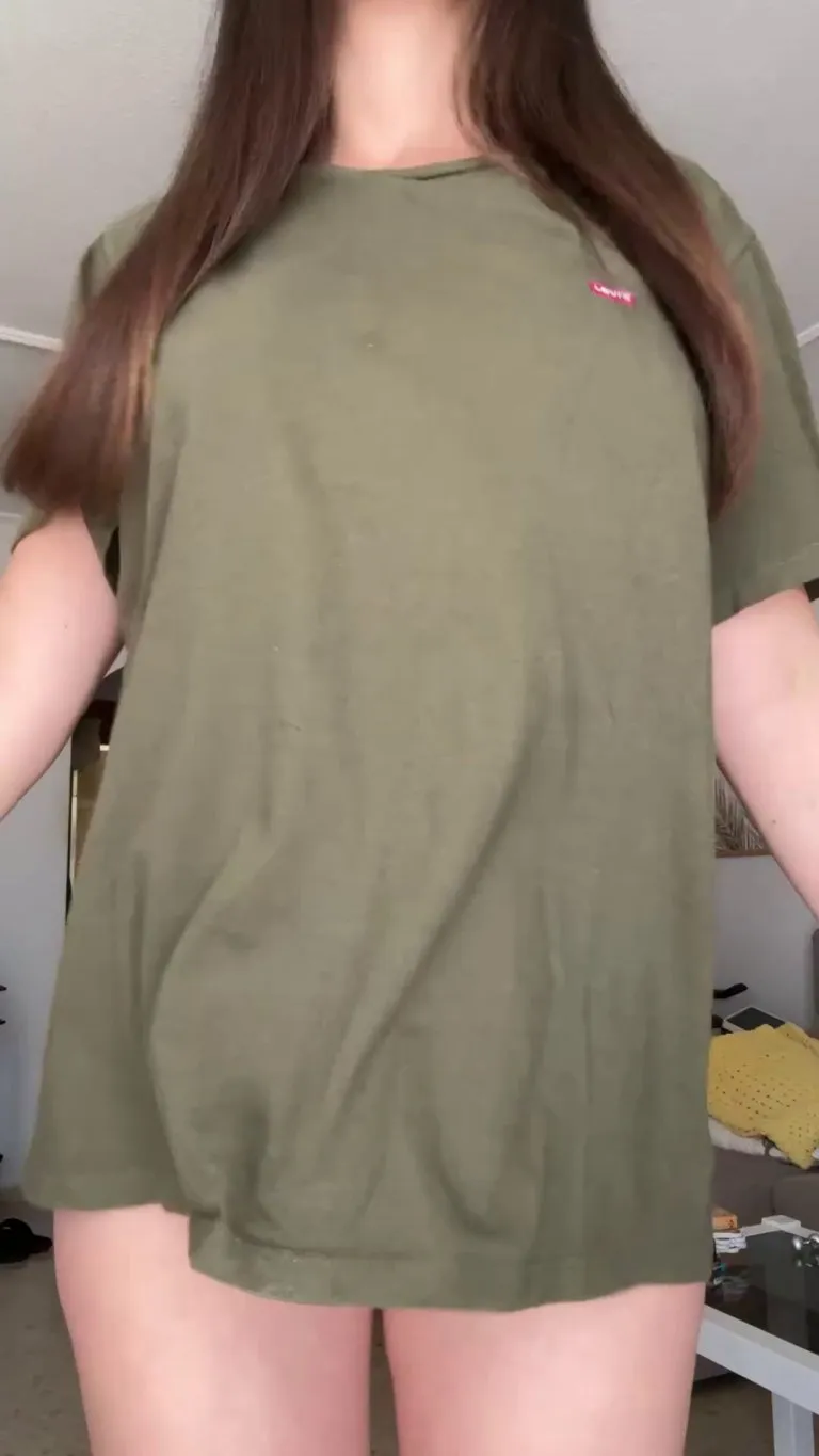 Ugly shirt but such a bouncy surprise