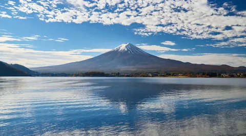 Mt. Fuji and the Japanese Alps in Autumn, Japan
