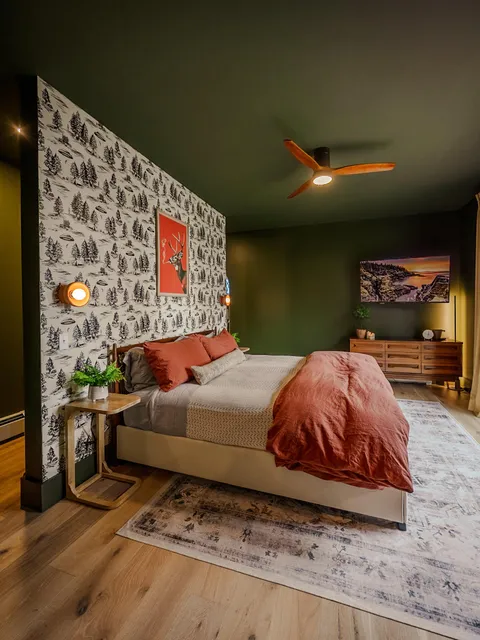 Modern Meets Retro Bedroom