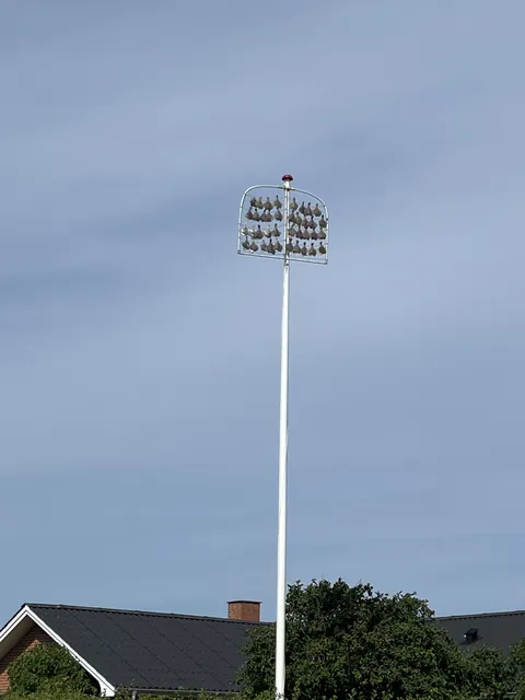 In this danish sea side town, it’s common to use your flag-pole as a place to dry fish!