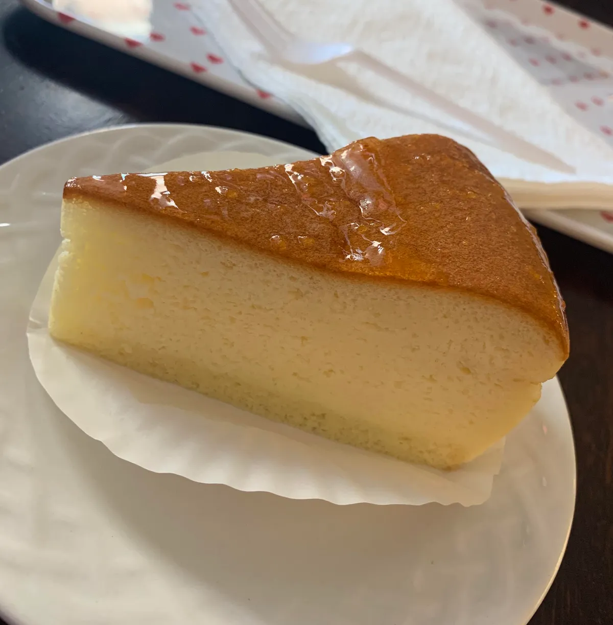 To those who enjoyed the picture of the Lemon Cheese Cake, here is a cheesecake from the same Japanese bakery.