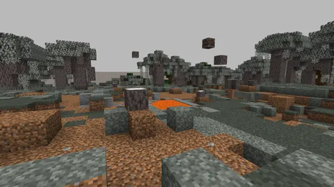Today I learned that pale moss blocks are flammable, unlike normal ones