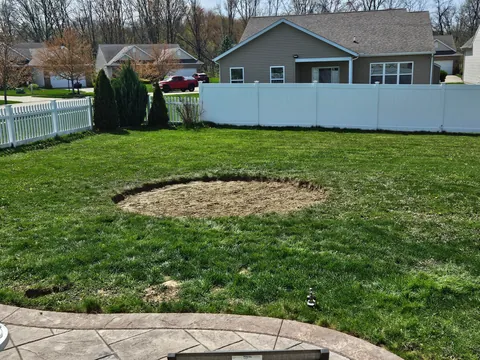 My largest DIY undertaking - first time fire pit + patio seating area build