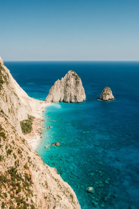 The beautiful blue waters of Zakynthos, Greece [2000x3000] [OC]
