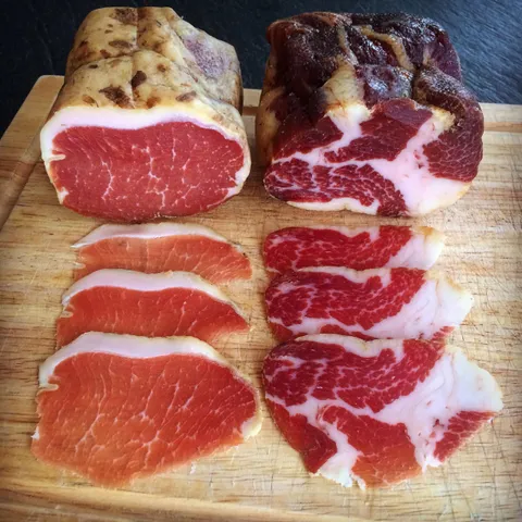[Homemade] Hops Cured Lonza and Coppa