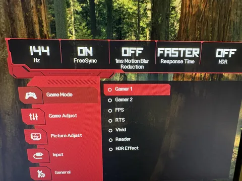I've had this monitor for close to 5 years. Never knew it had 144Hz