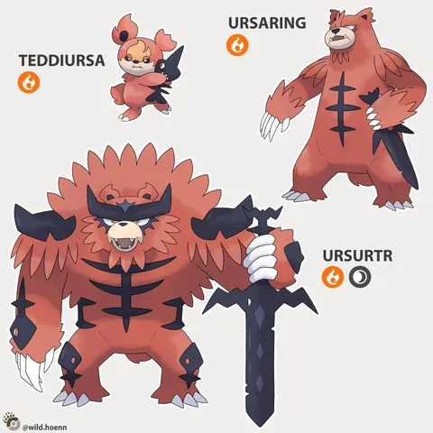 Regional forms based on Norse mythology.