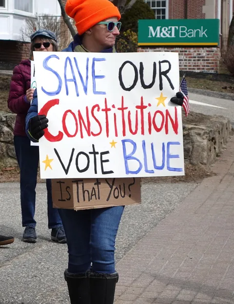 [OC] Best Signs from No Kings #3 Kennebunk, Maine