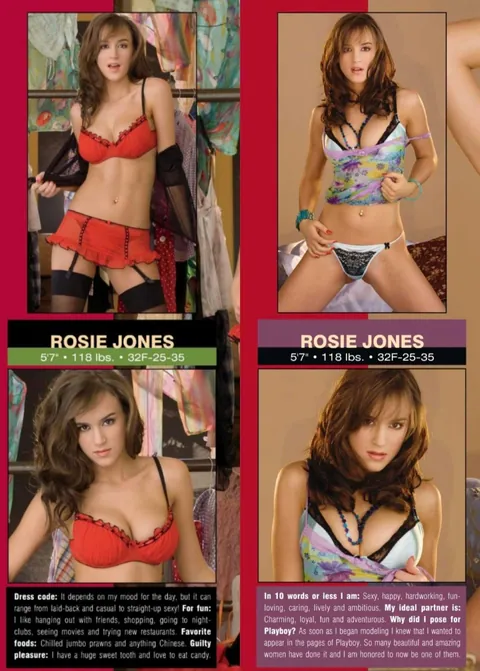 Rosie Jones in Playboy Special Eds