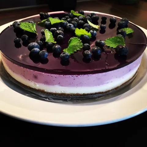 [Homemade] Blueberry Cheesecake.