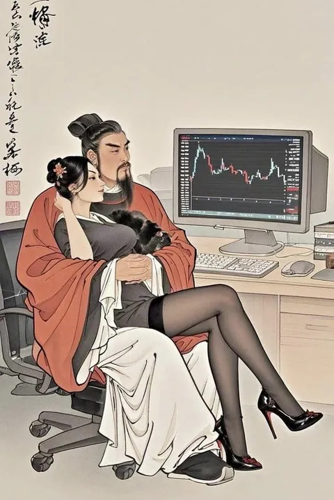 Your wife and his boyfriend watching your portfolio. -Colorized- 