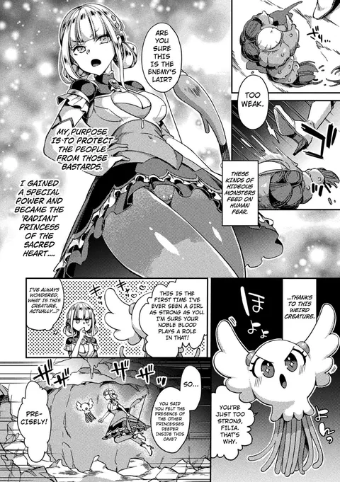 Seishin Kouki Philia ~Kakushita Slime ni Haiboku Acme~ | The Radiant Princess of the Sacred Heart Filia [Artist:yamanashi yuuya]