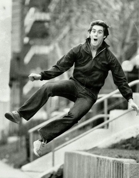 Jim Carrey at age of 19. [1981]