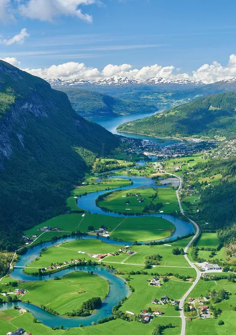 Stryn in Nordfjord, Norway.
