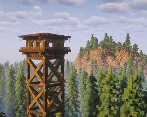 I built a Firewatch tower inspired by the game Firewatch 🌲