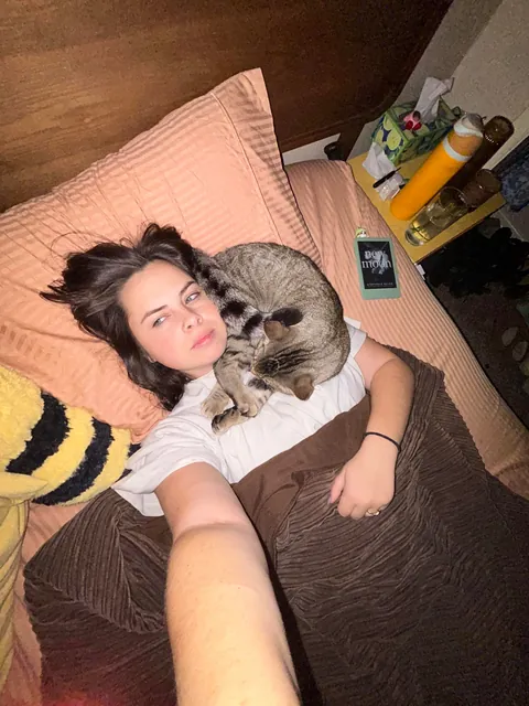 I wake up to him sleeping like this every morning