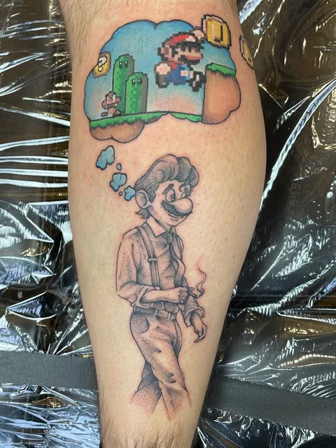 Mario Goes to Work - Mat Frankin, Tat Franklin Studios / Columbus, Ohio