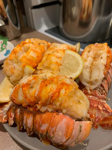Got a raise, celebrated with lobster tails!