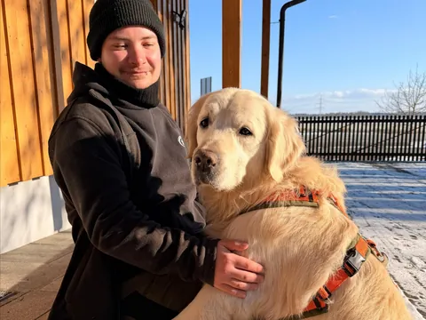Our new rescue has the softest eyes I've ever seen!