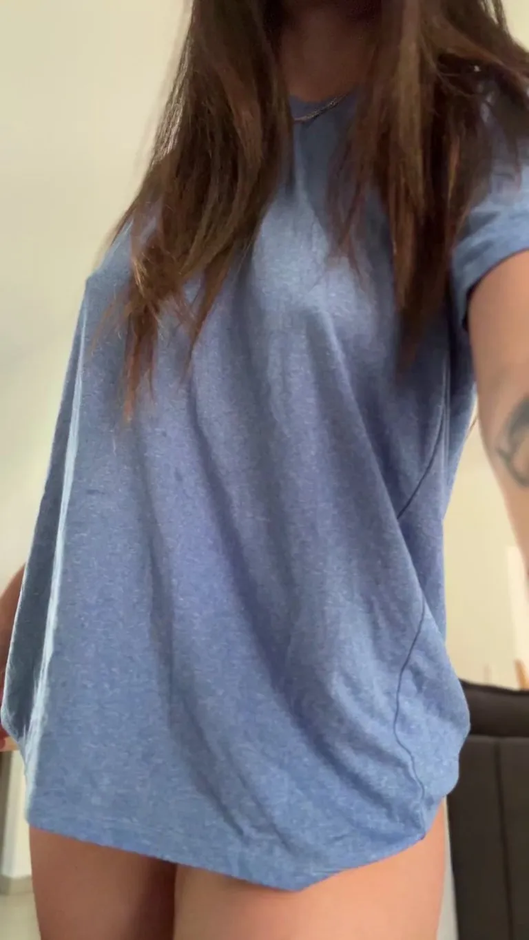 Taking my tshirt and panties off