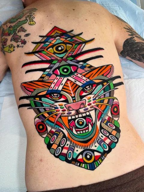 Half-back piece by me • Instagram : chidgeytattoos • Austin, TX