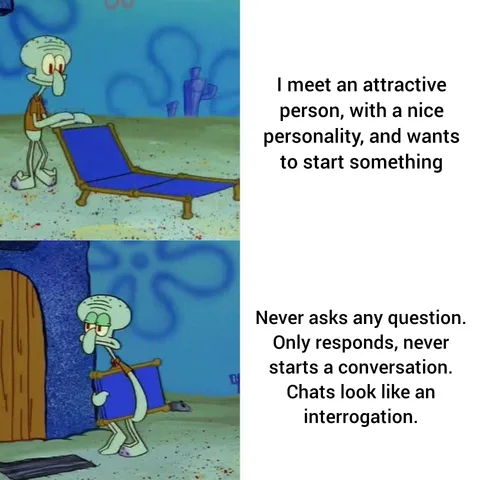 Lack of curiosity is such a turnoff