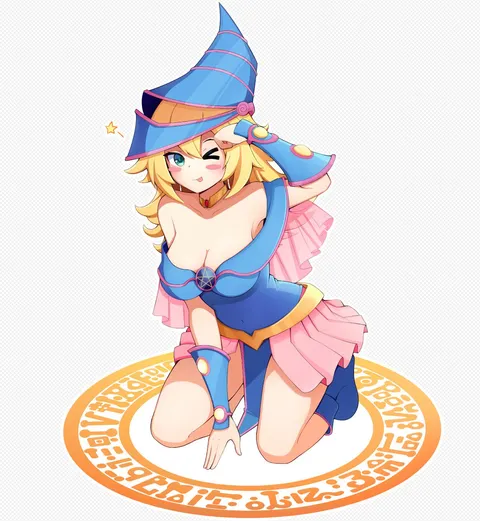 Art of Dark Magician Girl from Yu-Gi-Oh