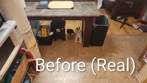 I asked AI to remodel my ugly apartment kitchen, then did it in real life...(photos)
